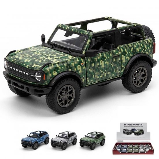 1:34 2022 Ford Bronco Camo Edition (Open Top) KT5445DA